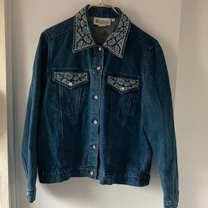 Christine Alexander Jean jacket, Swarovski crystals